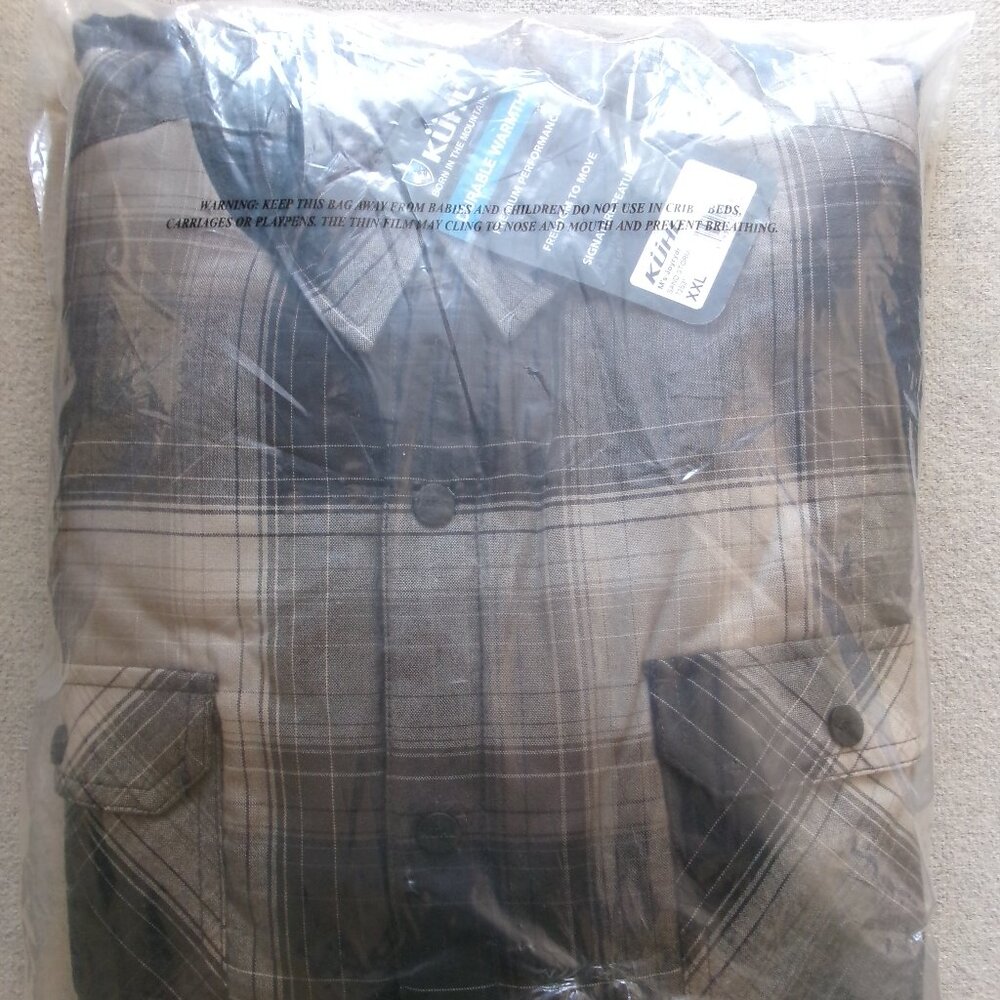KUHL Men's Joyrydr Flannel Fleece Winter Jacket L/S Sz XXL - NWT